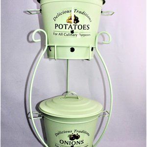 Food Storage Canisters W/ Handmade Wrought Iron